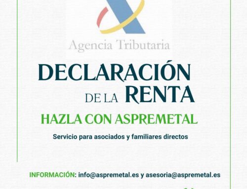 Aspremetal te hace la declaración de la renta Extremadura