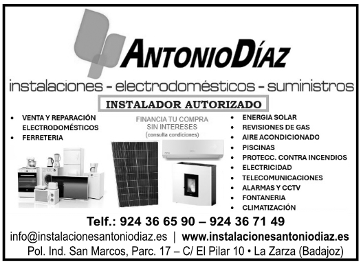 Instalador autorizado de aire acondicionado y calefacción en Extremadura Antonio Díaz