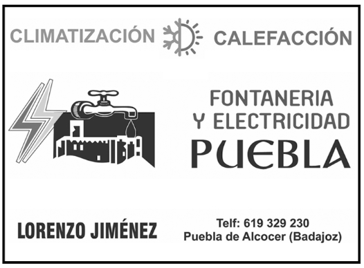 Instalador autorizado de aire acondicionado y calefacción en Extremadura Fontanería y electricidad Puebla Lorenzo Jiménez